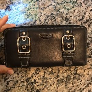 Coach black wallet
